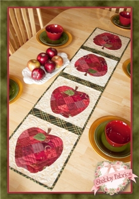Patchwork Apple Table Runner Quilt Pattern by Shabby Fabrics