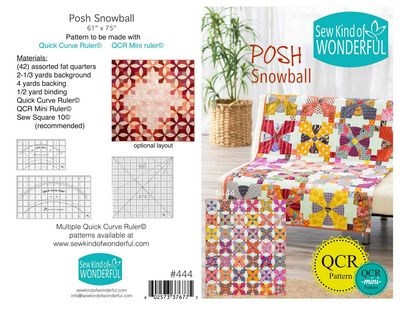 Sew Kind of Wonderful Posh Snowball Quilt Pattern Quilt Pattern