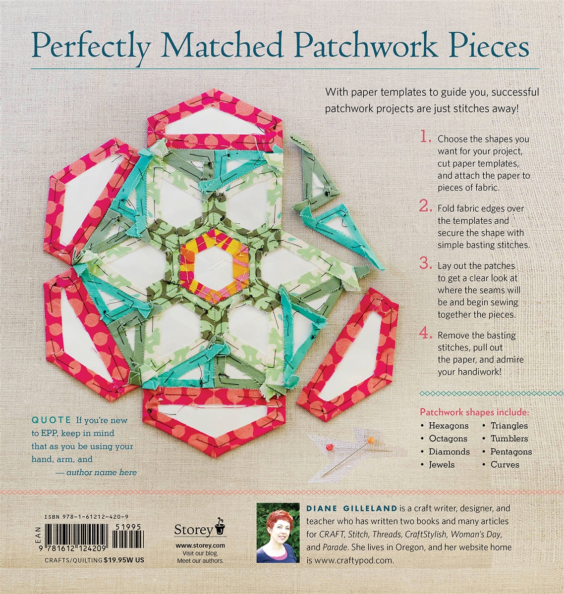 All Points Patchwork: English Paper Piecing beyond the Hexagon for Quilts &  Small Projects
