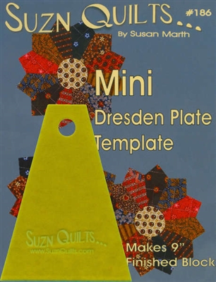 Dresden Heaven Quilt Pattern template #186