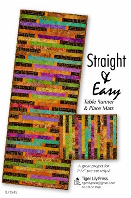 Straight & Easy Quilt Table Runner Pattern