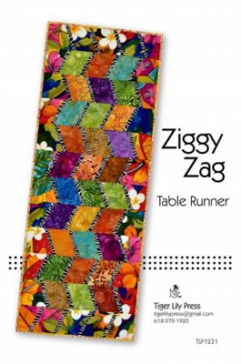 Ziggy Zag Quilt Table Runner Pattern