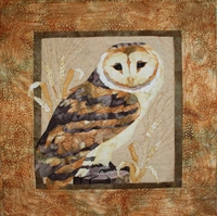Barn Owl Mellow Meadow Fusible Applique Quilt Pattern