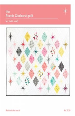 Atomic Starburst Quilt Pattern by From Violet Craft