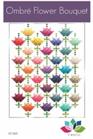 Ombre Flower Bouquet Quilt Pattern by V and Co
