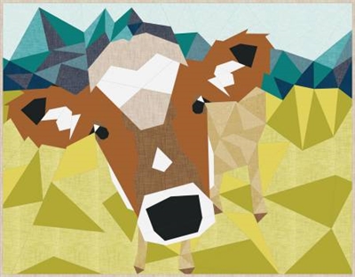 The Cow Abstractions Quilt Pattern from Violet Craft