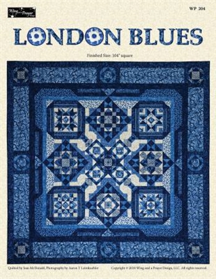 London Blues BOM pattern by  Wing and A Prayer