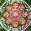 Painted Pottery Table Mat Pattern