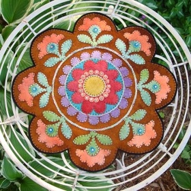 Painted Pottery Table Mat Pattern