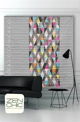 Bright Diamonds Quilt Pattern by Zen Chic